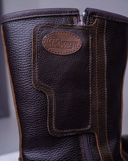 Сапоги мужские Алтай, коричневые, войлочная подошва