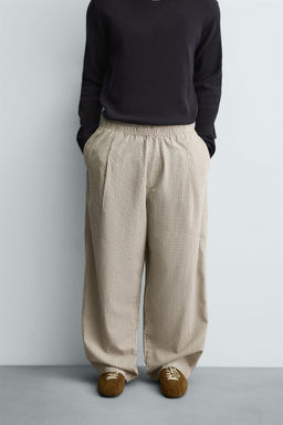 BALLOON FIT PLEATED TROUSERS - Zara фото 2