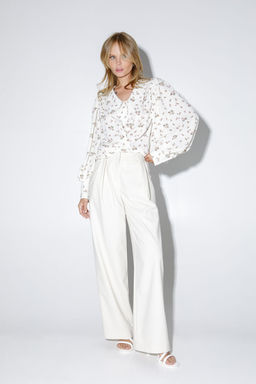 Блуза Pirs 5242 молочный фото 5