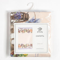 Скатерть Этель Уютные коты, 180?147 см, 100% хлопок, саржа 190 г/м?