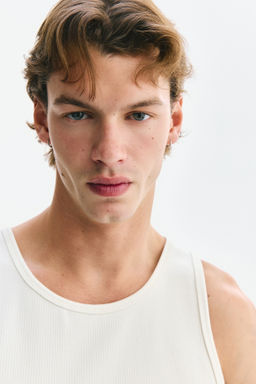 Camiseta sin mangas en canal? Slim Fit - H&m фото 8