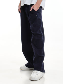 Стильные брюки для мальчика 22-7649 синий