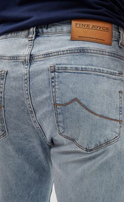 Джинсы F211-0194R l.blue - Fine joyce фото 6