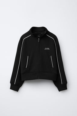 CONTRAST TRIM MODAL JACKET