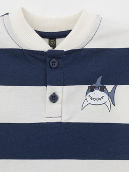 КР 6537/синий космос,полоска полукомбинезон (песочник) д/мал яс