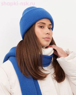 144 KWH Комплект женский (колпак+шарф) (56-58)