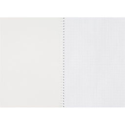 Бизнес-тетрадь А4 60л Attache Персия Фукс/Черн клет, 65г, греб, ВД-лак