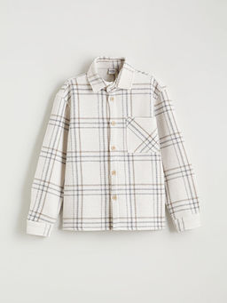 Uzun Kollu Ekose Erkek ?ocuk G?mlek