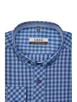 Сорочка мужская длинный рукав GREG 225/211/6071/ZS/P/1b  фото 3