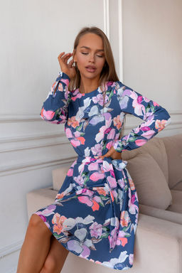 Платье Open Style 5567 синий