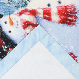 Набор новогодний «Этель. Рождественский вечер»: скатерть 150×180 см, с ВГМО, салфетка 40×40 см - 8 штук