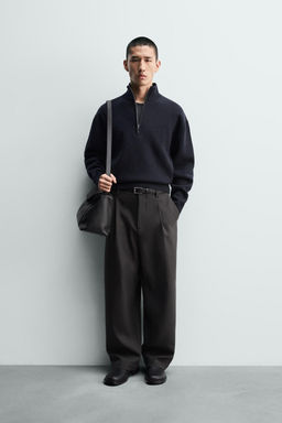 QUARTER-ZIP JUMPER