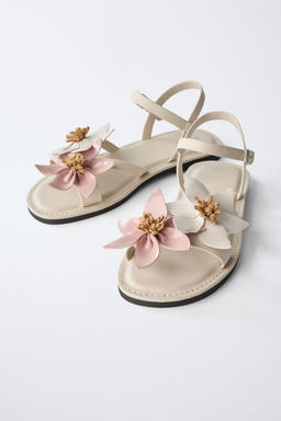 3D FLOWER SANDALS - Zara фото 3