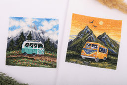 Klart набор для вышивания 8-511 Поездка к закату 10 х 10 см