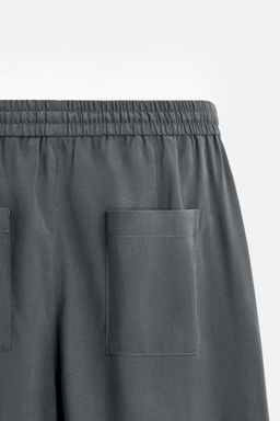 RELAXED FIT FLOWING TROUSERS - Zara фото 9