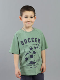 CRB wear / CSKB 64073-35K Футболка для мальчика,хаки/Ex.Cherubino