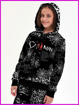 Спортивный костюм "Селина Кайл",чёрный