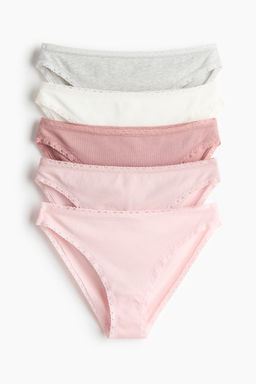 Pack de 5 bragas de algod?n