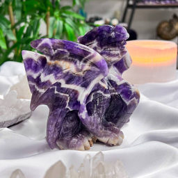 Фигурка резная "Дракон" из Аметиста