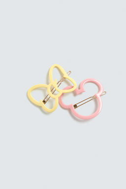 PACK OF 2 COLOURED HAIR CLIPS HARRY LAMBERT FOR ZARA X DISNEY  фото 3