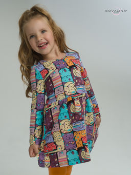 Платье Эля коты в горошек - Sovalina фото 23