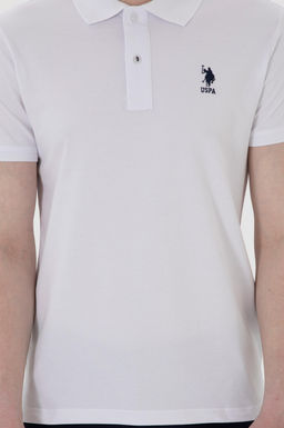 Erkek Slim Fit Polo Yaka Beyaz Basic Ti__rt Sepette S_rpriz _ndirim - U.s. polo assn фото 6