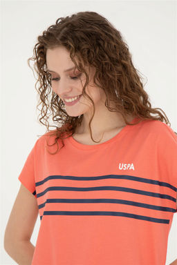 Женская футболка с цветком граната - U.s. polo assn фото 2