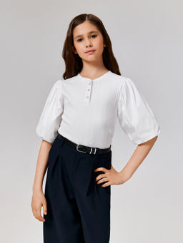 ACOOLA / Блузка детская для девочек Veronika белый