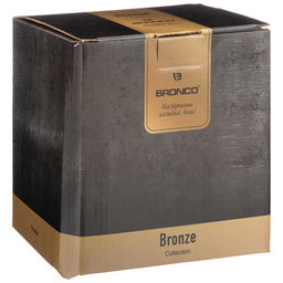 БАНКА ДЛЯ СЫПУЧИХ BRONCO BRONZE 14,5*14 СМ 1300 МЛ  фото 2