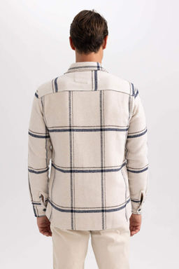 Рубашка с длинным рукавом Modern Fit Lumberjack - Defacto фото 8