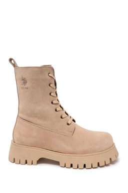 U. S. Polo Assn Женские бежевые ботинки - U.s. polo assn фото 7