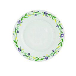 Тарелка плоская 19 см JEWEL Аделин 6894 (стеклокерамика)