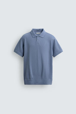 POLO PIQU? REGULAR FIT / Azul - Zara фото 7