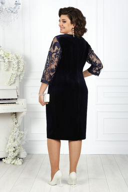 Платье Ninele 7431-Р темно-синий - Mira fashion фото 518