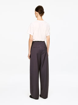 Pantalones sastre con detalle cruzado - H&m фото 3