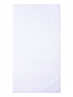 Полотенце для тела 70x130 белый махровая ткань - Denastia фото 2