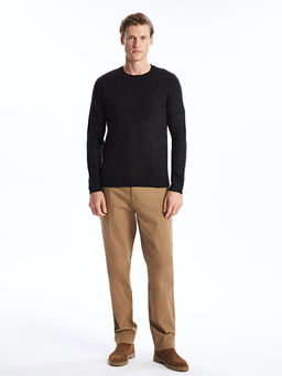 Bisiklet Yaka Erkek Triko Kazak