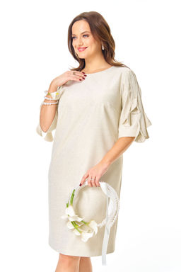 Платье Olga Style С990-Р беж  фото 8