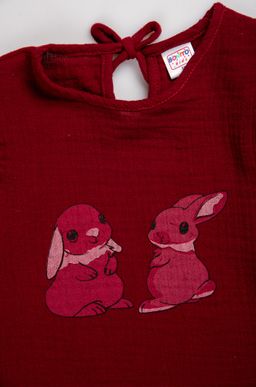 Хлопковая кофточка для девочки из муслина Bonito  фото 7