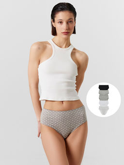 Трусы макси женские в наборе, 5 шт