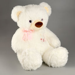 Мягкая игрушка «Медведь, я люблю тебя», 80 см, белая