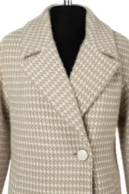 01-12120 Пальто женское демисезонное (пояс) - El podio фото 11