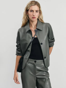 Жакет из искусственной кожи / Zarina