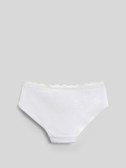 Трусы детские для девочек Acoola Grusha белые фото 2