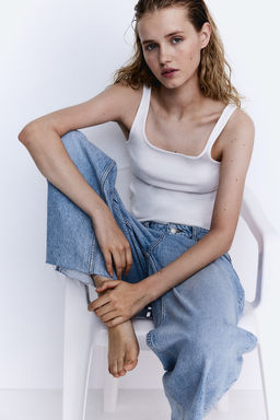 Baggy Wide Low Ankle Jeans - H&m фото 2