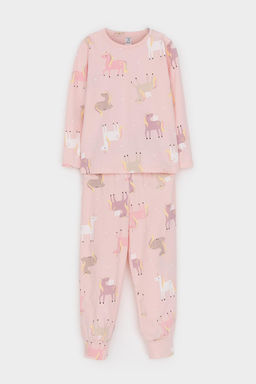 Crockid _ К 1561/бежево-розовый,большие единороги пижама дет  фото 2