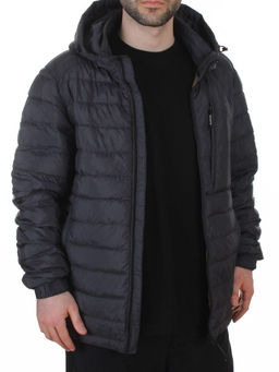 88045 DK. GRAY Куртка мужская демисезонная (100 гр. холлофайбер)