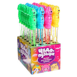 Цена за 24 шт. Мыльные пузыри Собачка МИКС