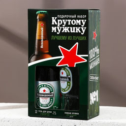 Подарочный набор мужской Крутому мужику, гель для душа, 500 мл и пивная кружка, 500 мл - Чистое счастье фото 8