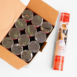 Хлопушка пневматическая Вместе навсегда, фольга, серпантин, 30 см - Страна карнавалия фото 2